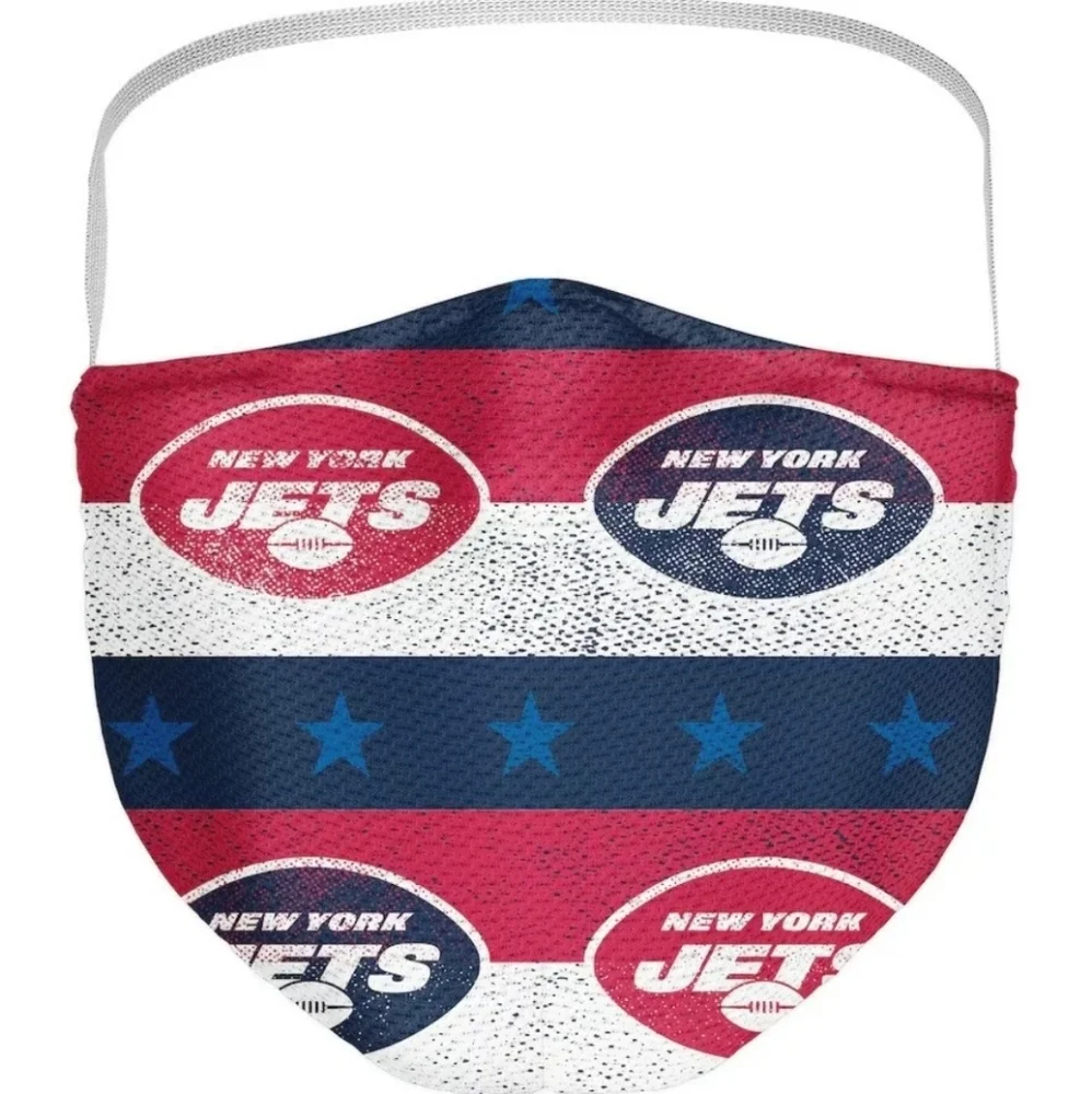 New York Jets Fanatics Branded Adult Patriotic Face Covering 3-Pack